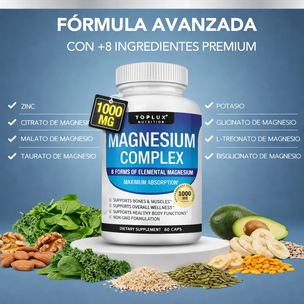MAGNESIO COMPLEX | EL RESPALDO QUE TU ENERGÍA NECESITA